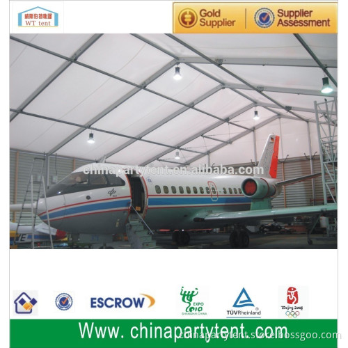Aluminum frame waterproof pvc cover hangar tent from manufacturers china